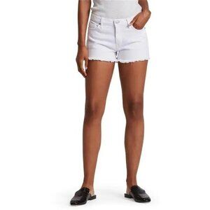 Hudson Womens Gemma Cut Off Casual Denim Shorts, White Size 31